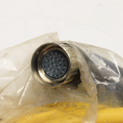 Turck U-84198 DKWM 26-631-4 26-Pin Right Angle Female Connector Cable 4m