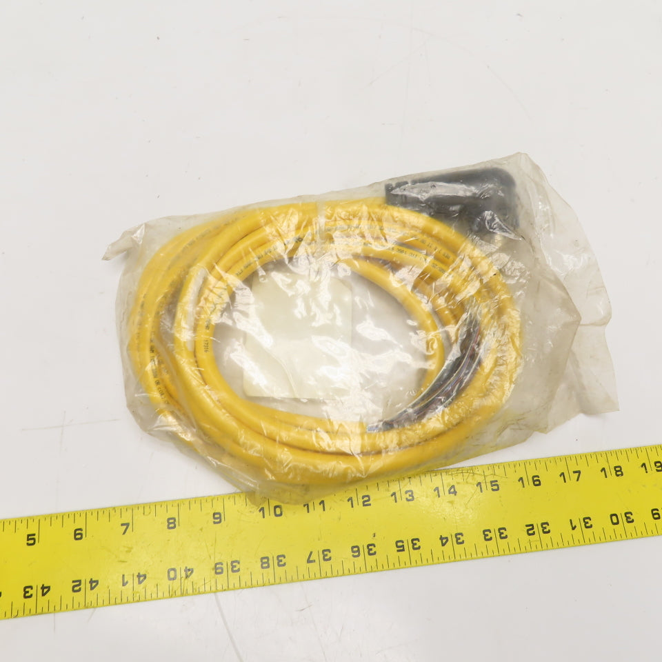 Turck U-84198 DKWM 26-631-4 26-Pin Right Angle Female Connector Cable 4m