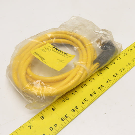 Turck U-84198 DKWM 26-631-4 26-Pin Right Angle Female Connector Cable 4m