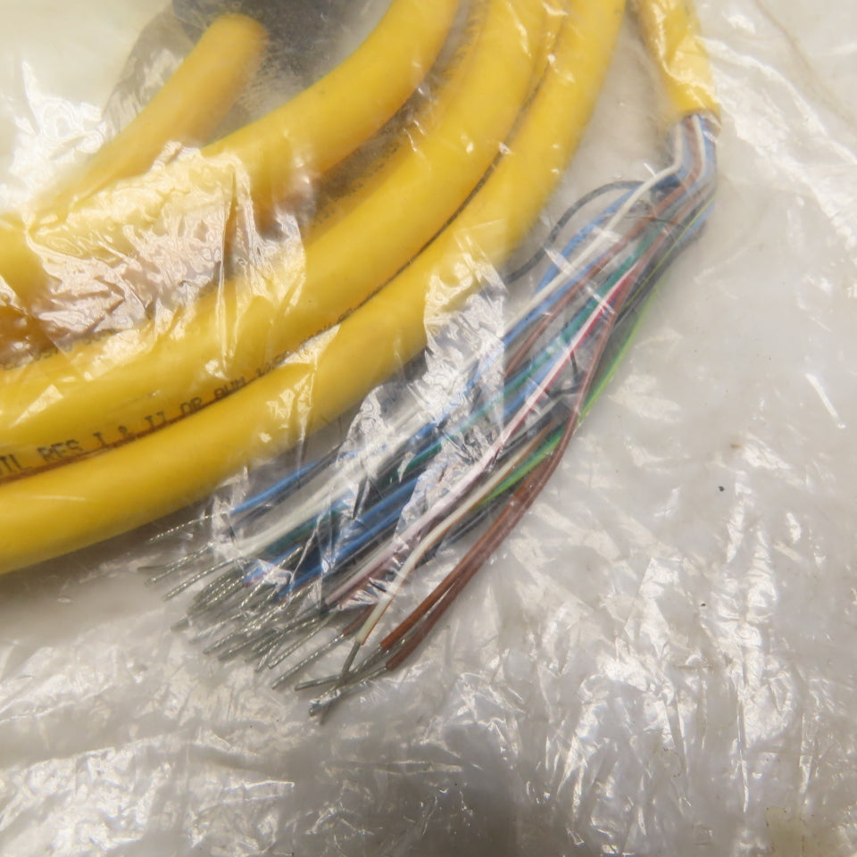 Turck U-84198 DKWM 26-631-5 26-Pin Right Angle Female Connector Cable 5m