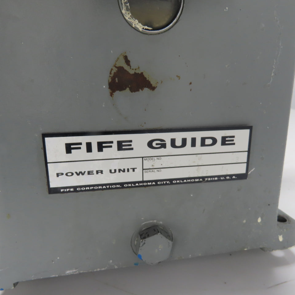 Fife Guide 01-1101-01 Fife Guide 1/4HP Pneumohydraulic Power Unit 115/230V 1Ph