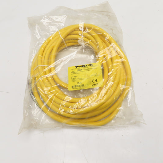 Turck CKWMS 19-191-10 19-Pin Right Angle Female Connector Cordset Cable 150V 10m