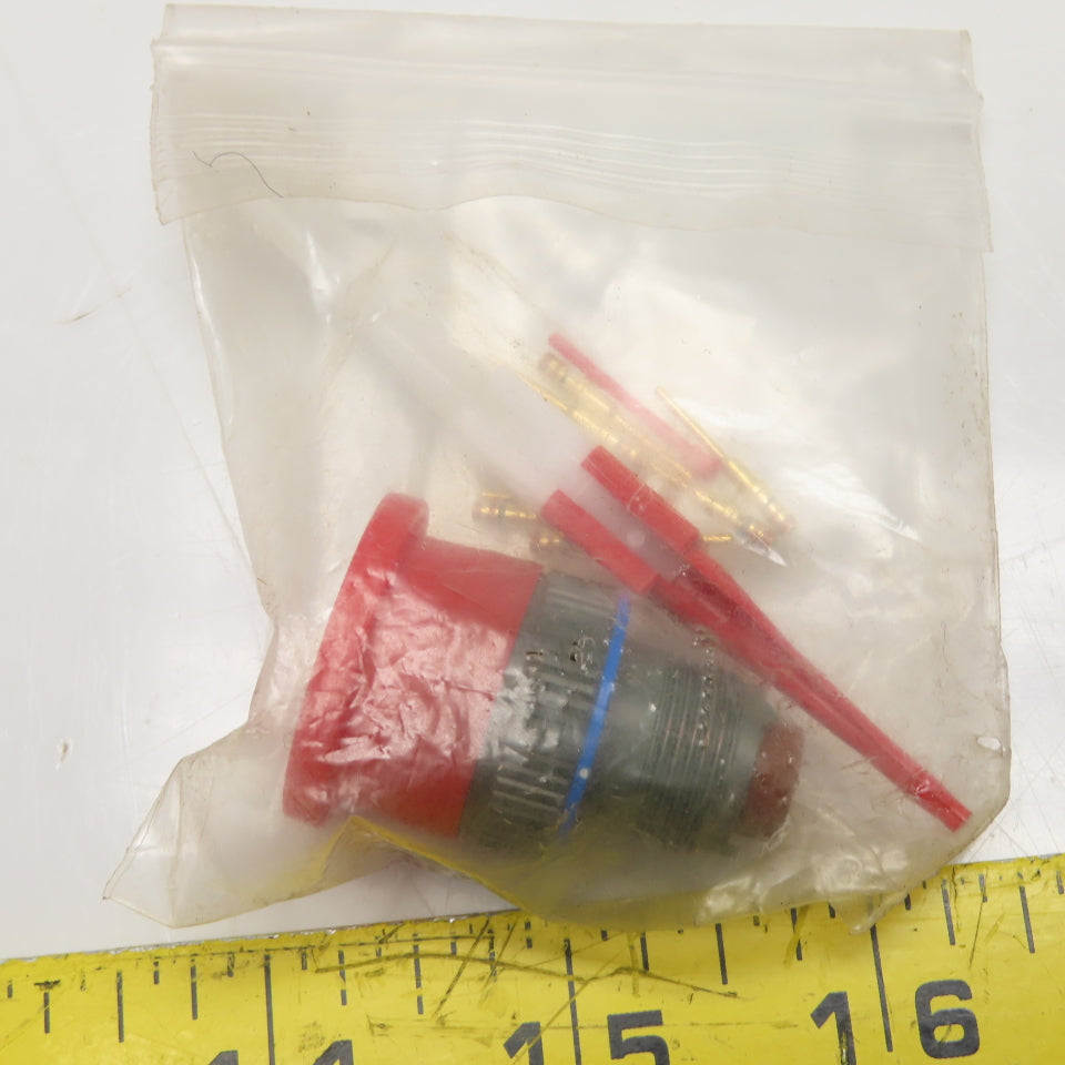 Aero-Electric Connector MS3476W10-6P 6-Pin Circular Connector Plug with Contacts