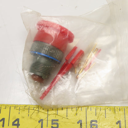 Aero-Electric Connector MS3476W10-6P 6-Pin Circular Connector Plug with Contacts