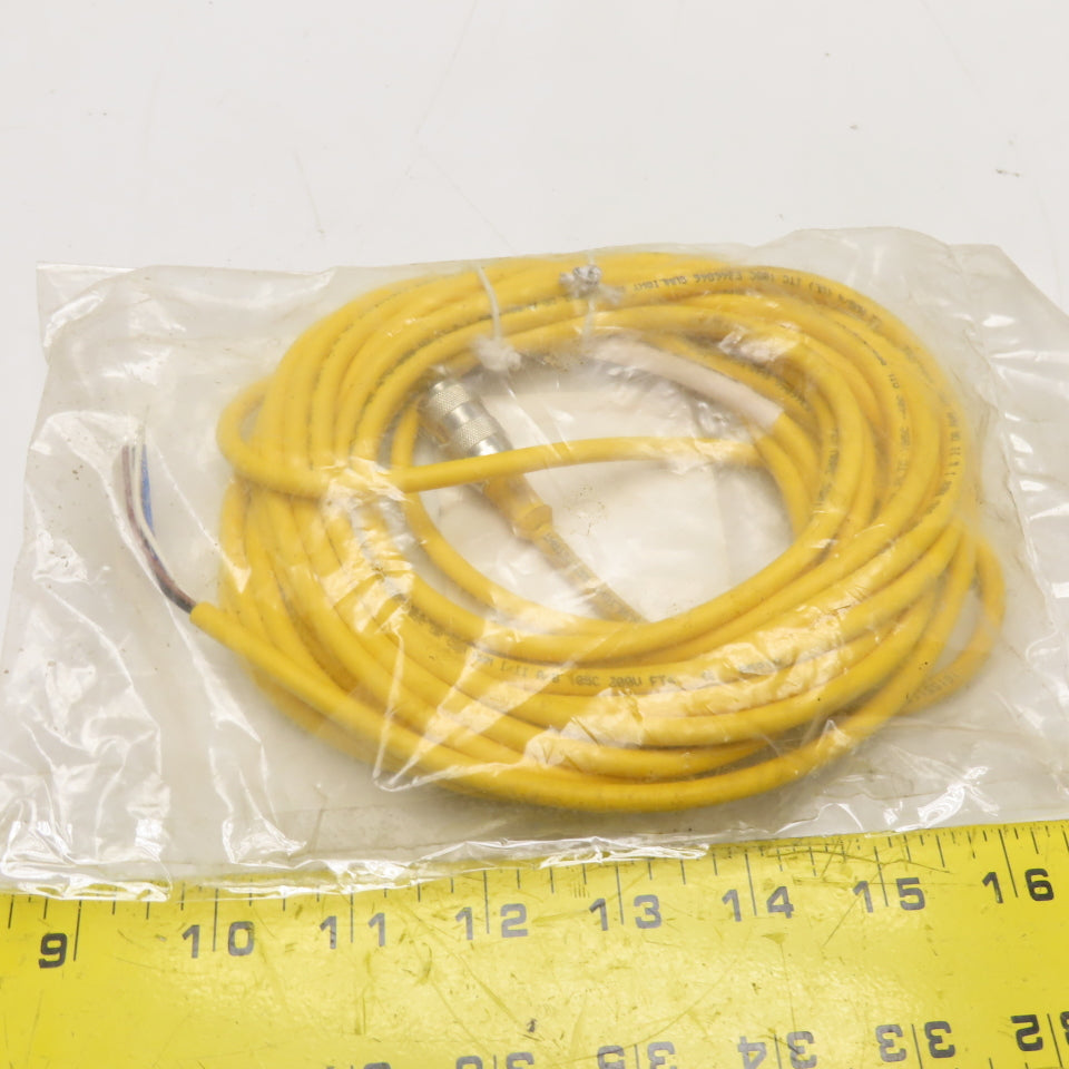 Turck RK 4.4T-6/S587 4-Pin M12 Eurofast Female Connector Cordset Cable 250V 4A