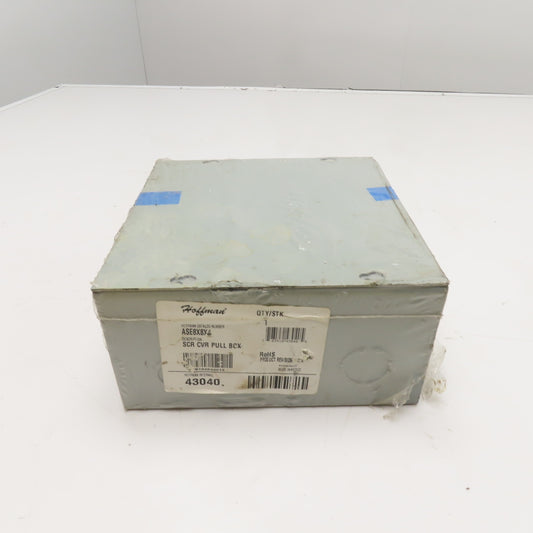 Hoffman ASE8X8X4 8x8x4 NEMA 1 Screw Cover Steel Pull Box