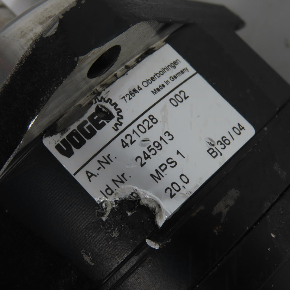 Lenze Vogel MDSKSRS071-03 421028 2.00kW Servo Gear Motor 330V 3400RPM 20:1 Ratio