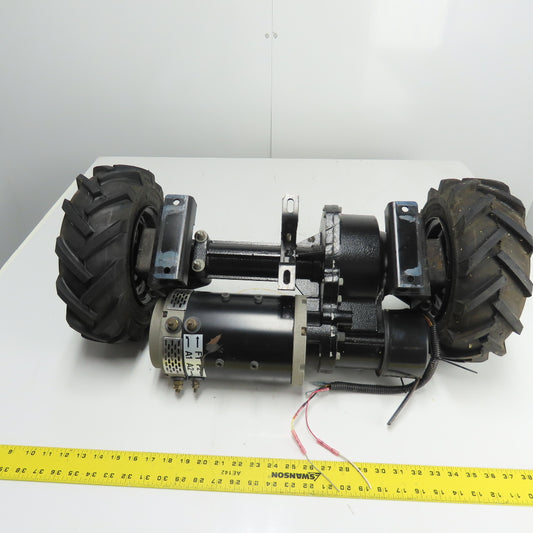Cart Caddy 5W Heavy Duty Tugger Cart 36VDC Transaxle Drive Assembly W/ Wheel