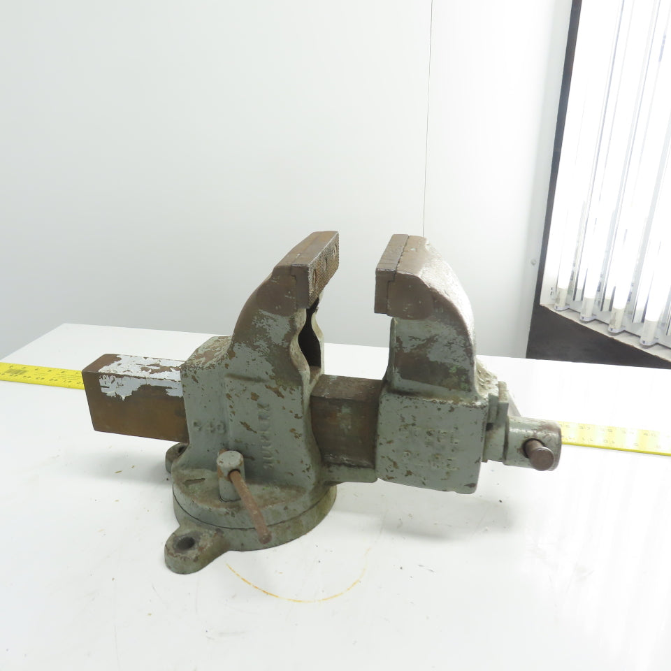 Desmond-Stephan C43 Heavy Duty Swivel Base Bench Vise 4.5" Jaw x 6.5" Open