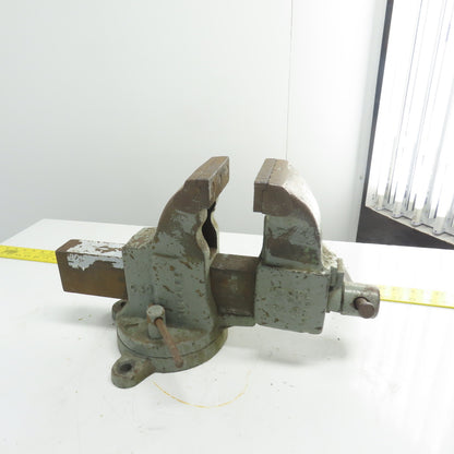 Desmond-Stephan C43 Heavy Duty Swivel Base Bench Vise 4.5" Jaw x 6.5" Open