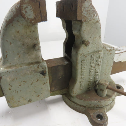 Desmond-Stephan C43 Heavy Duty Swivel Base Bench Vise 4.5" Jaw x 6.5" Open