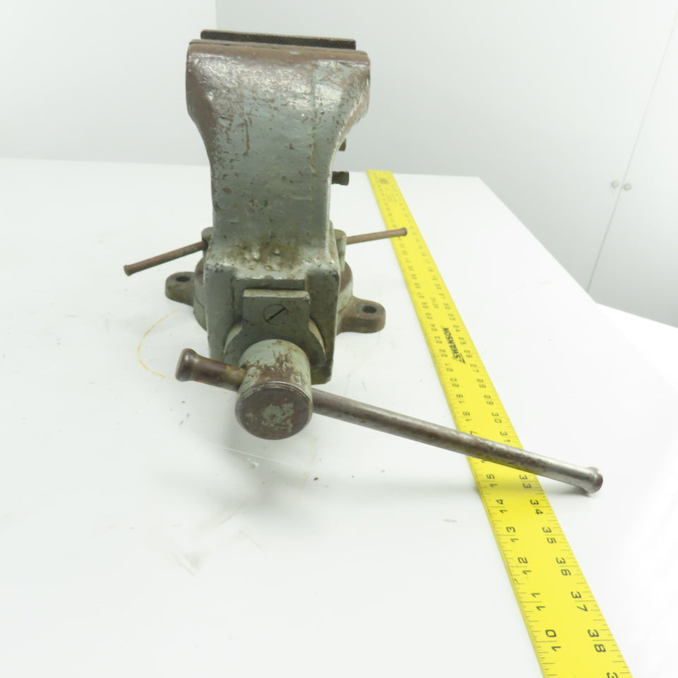 Desmond-Stephan C43 Heavy Duty Swivel Base Bench Vise 4.5" Jaw x 6.5" Open