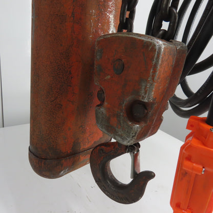 Dayton 3Z928 2 Ton 4000LB Electric Chain Hoist 15' Lift 230/460V 3Ph 8FPM