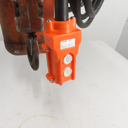 Dayton 3Z928 2 Ton 4000LB Electric Chain Hoist 15' Lift 230/460V 3Ph 8FPM