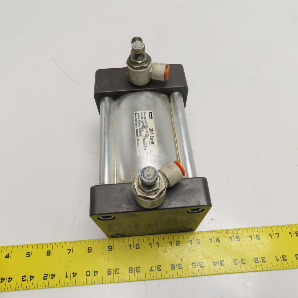 Parker 04.00 CT3MAU14AC 3.000 3MA Series Air Cylinder 4" Bore 3" Stroke 250 PSI