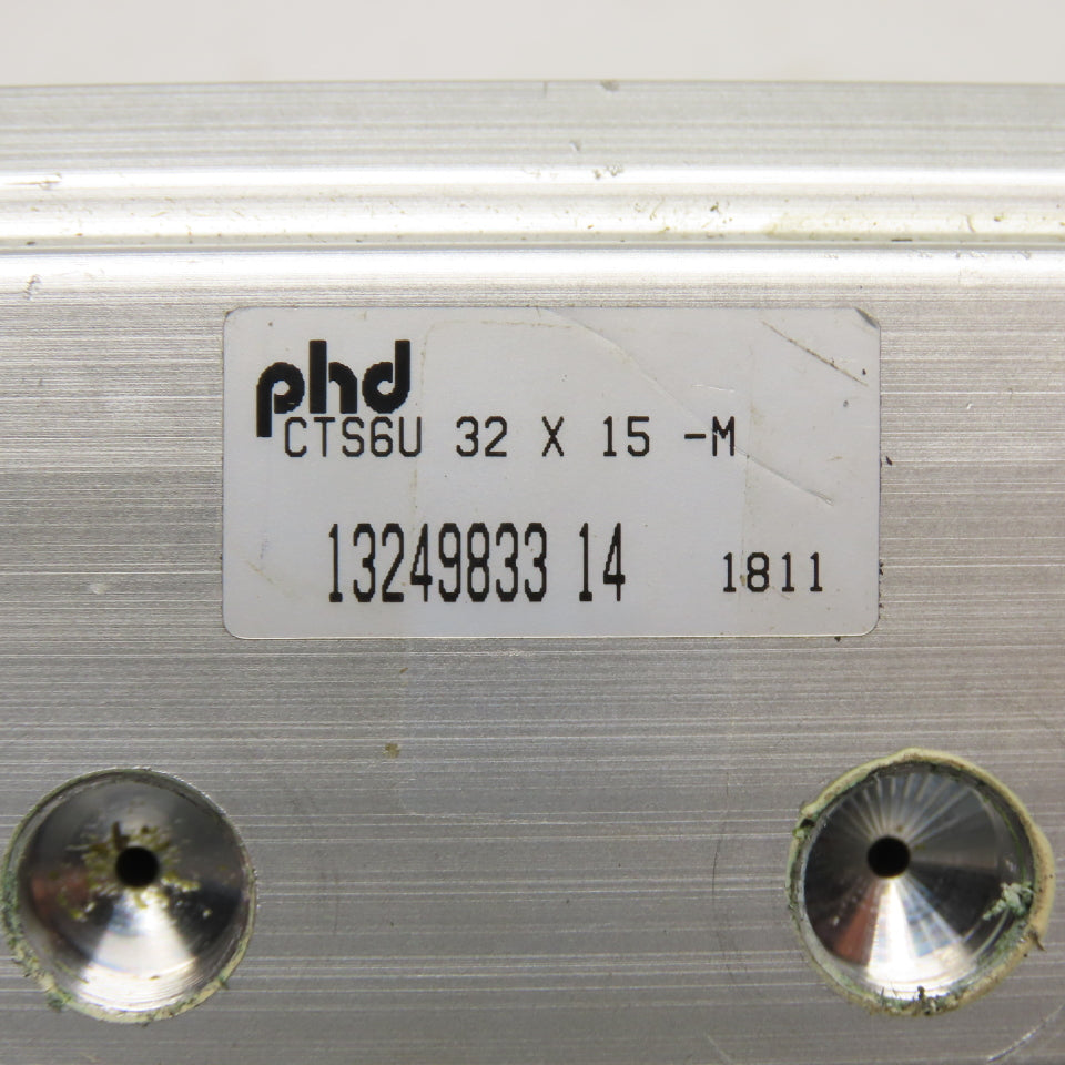 PHD CTS6U 32 X 15 -M 32mm Bore 15mm Stroke Compact Guided Air Cylinder