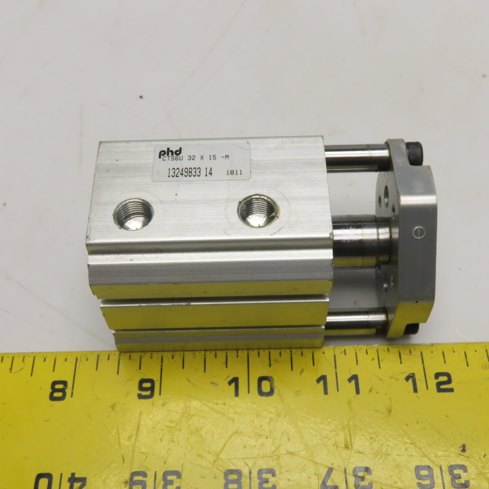 PHD CTS6U 32 X 15 -M 32mm Bore 15mm Stroke Compact Guided Air Cylinder
