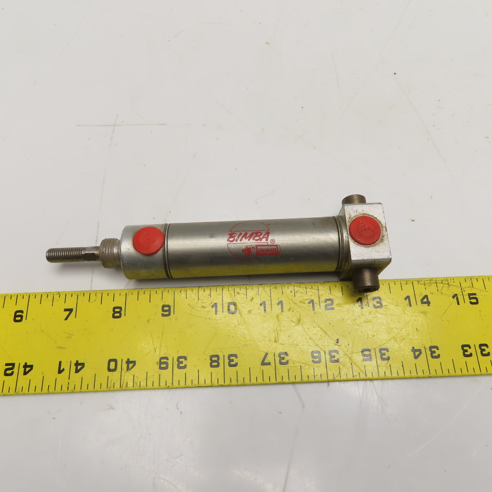 Bimba BRT-092-D 1-1/16" Bore 2" Stroke Double Acting Trunnion Air Cylinder