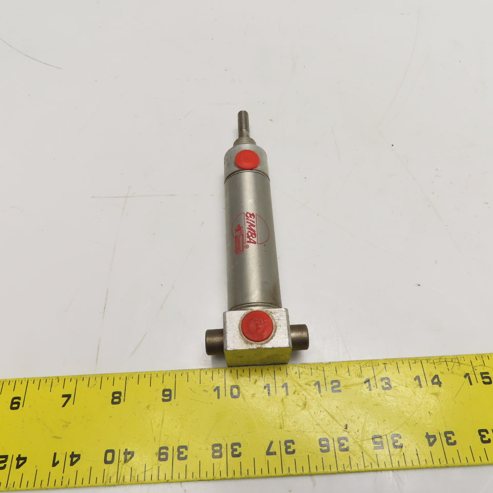 Bimba BRT-092-D 1-1/16" Bore 2" Stroke Double Acting Trunnion Air Cylinder
