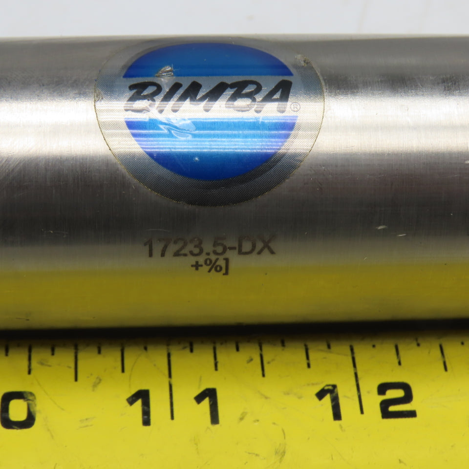 Bimba 1723.5-DX 1-1/2" Bore 23-1/2" Stroke Double Acting Air Cylinder