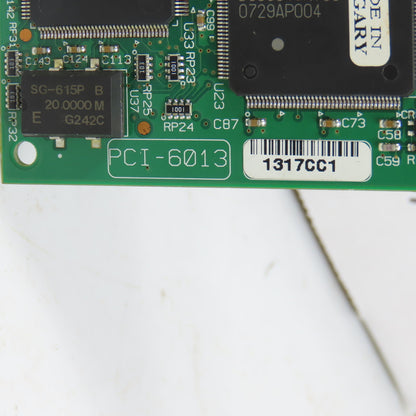 National Instruments PCI-6013 DAQ PCI Card Circuit Board (Clean)