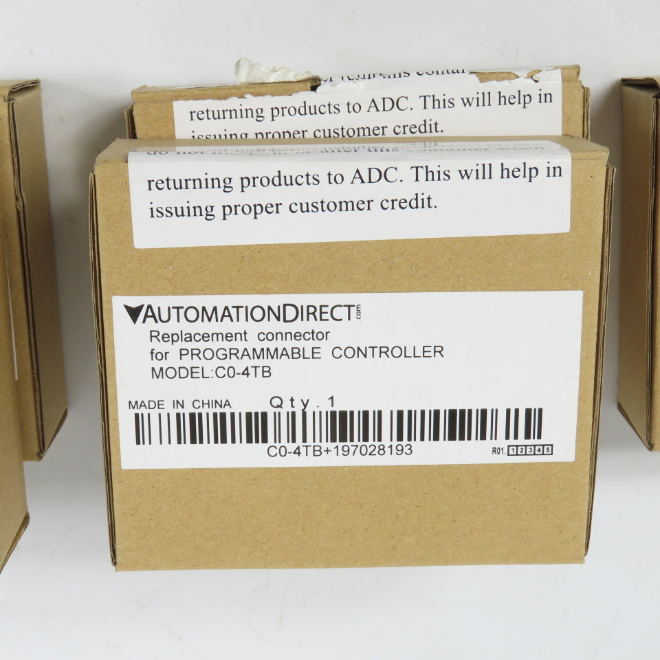 Automation Direct C0-16TB C0-8TB C0-4TB Click Terminal Block Mixed Lot Of 5 New