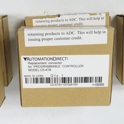 Automation Direct C0-16TB C0-8TB C0-4TB Click Terminal Block Mixed Lot Of 5 New
