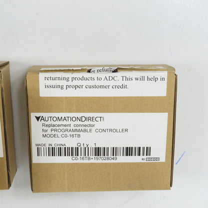 Automation Direct C0-16TB C0-8TB C0-4TB Click Terminal Block Mixed Lot Of 5 New