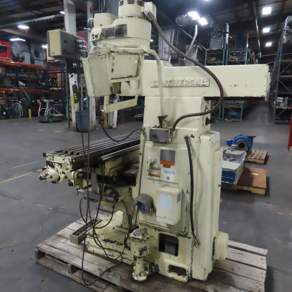 Cincinnati Milacron Cintiversal Vertical Milling Machine 480V 3Ph 52.75" x 12"