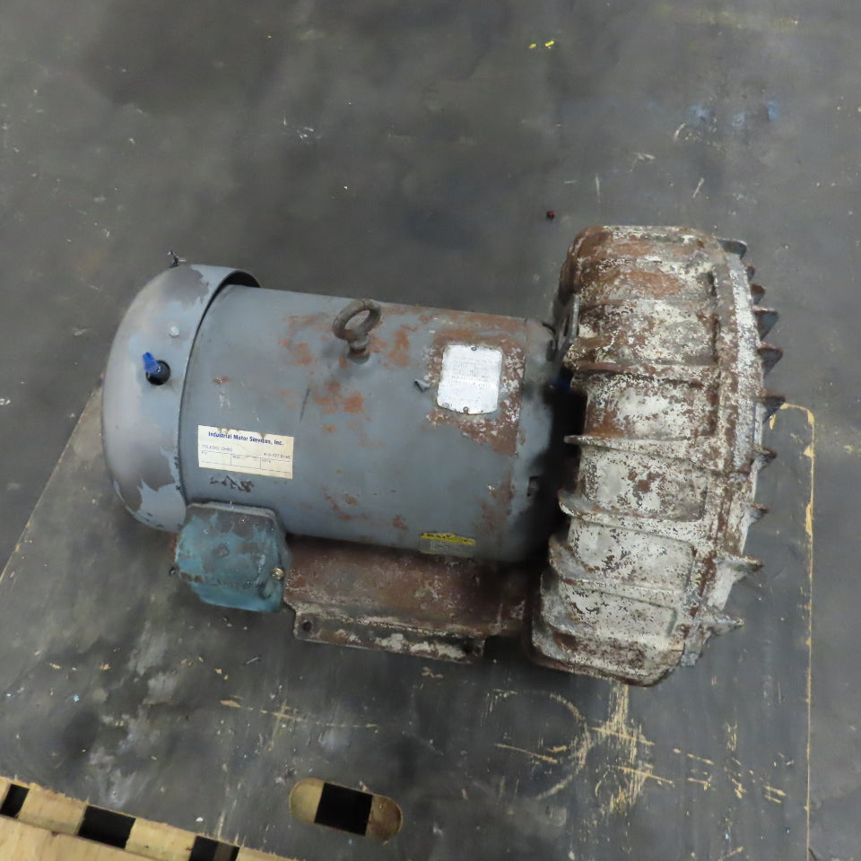 Baldor J1510 15HP Regenerative Blower Vacuum Pump 208-230/460V 3Ph Tested
