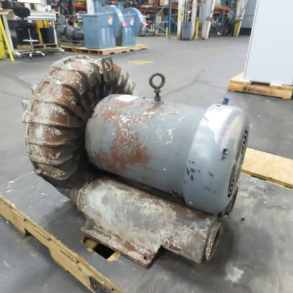 Baldor J1510 15HP Regenerative Blower Vacuum Pump 208-230/460V 3Ph Tested