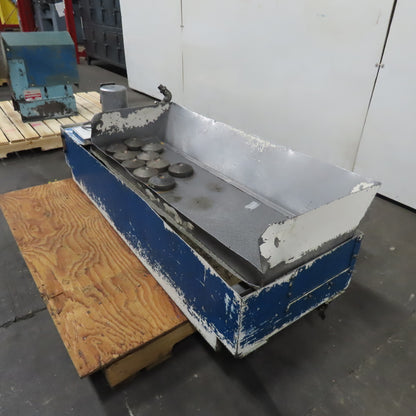 Machine Under Coolant Oil Catch Pan Tray 208V 43" x 13" Tray