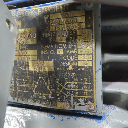 50HP 25 Gallon Hydraulic Power Unit 230/460V 3Ph 1770RPM Tested