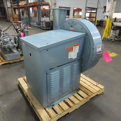 New York Blower Size 2610 ALUM 5HP High Pressure Blower 230/460V 3Ph 10" In/Out