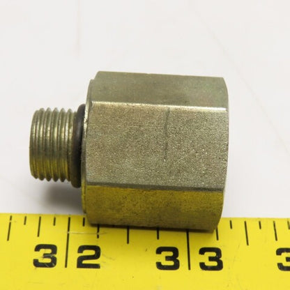 M16x1.5 Male Metric O-Ring Seal x 1/2-14 BSPT Female Adaptor