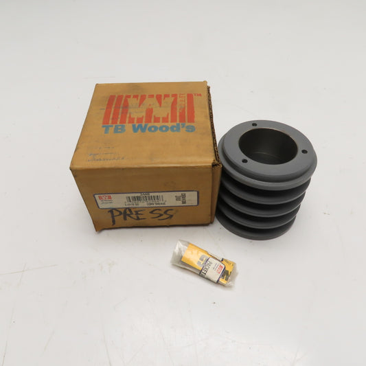 TB Woods 3.4X4B-SD 4-Groove Conventional Sheave 6670 Max RPM SD Bushing Bore