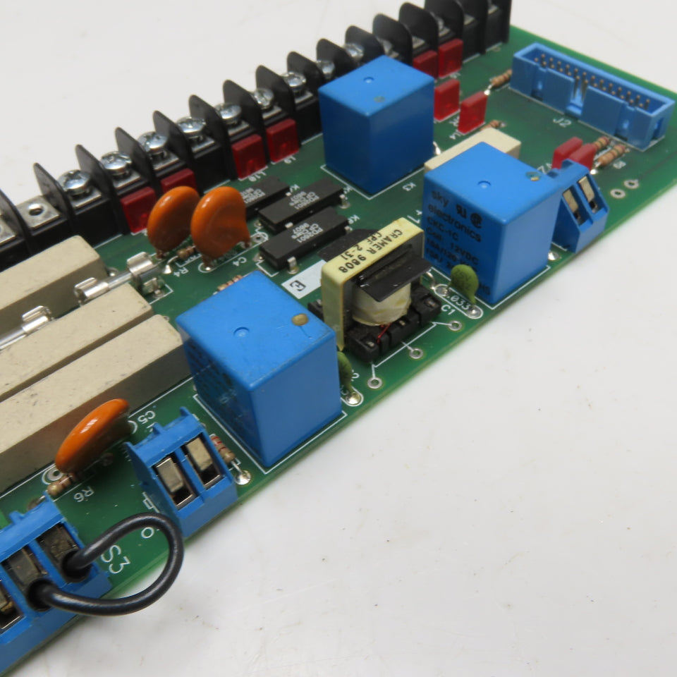 410319-E Valve Process Circuit Board with Relay and Fuse Outputs