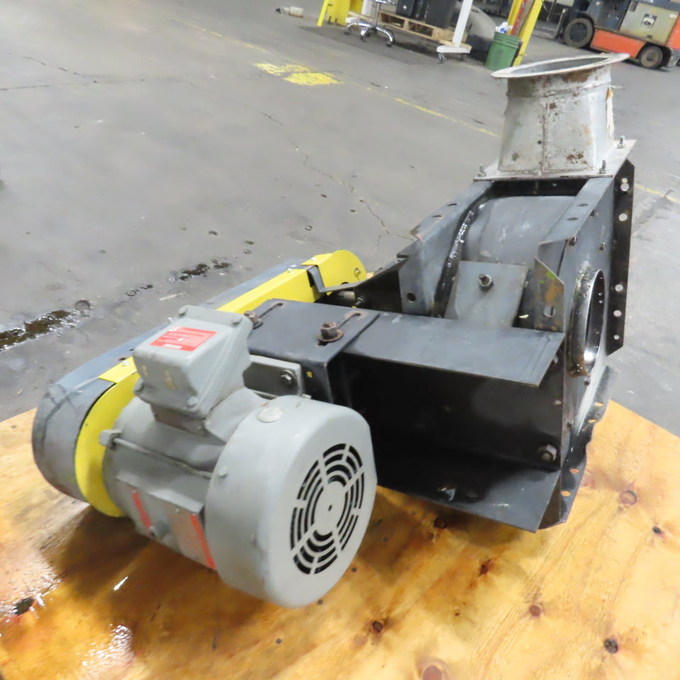 Chicago Blower Size 7 3HP Heavy Duty Centrifugal Fan Belt Drive 3ph 230/4406V