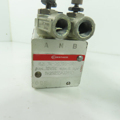 Destaco 82L3N-203B7H0B Pneumatic Power Clamp W/ Sensor 10-30VDC 6 bar