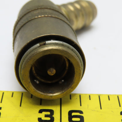 Hasco 1/2" Hose Brass Quick Connect Female Fittings 45° Elbow