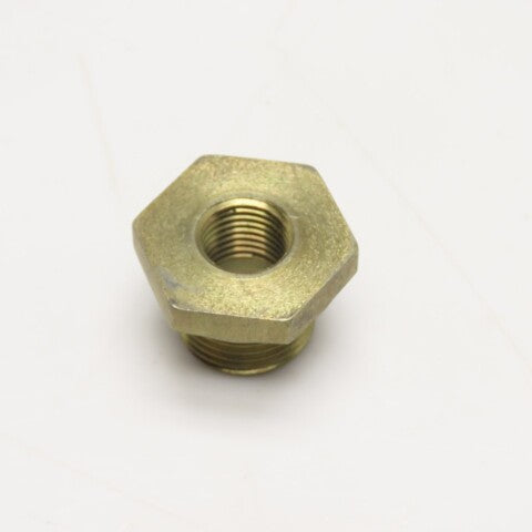 1/2"-14 Male BSPP O-Ring Seat x 1/4"-18 Female BSPP Brass Bushing