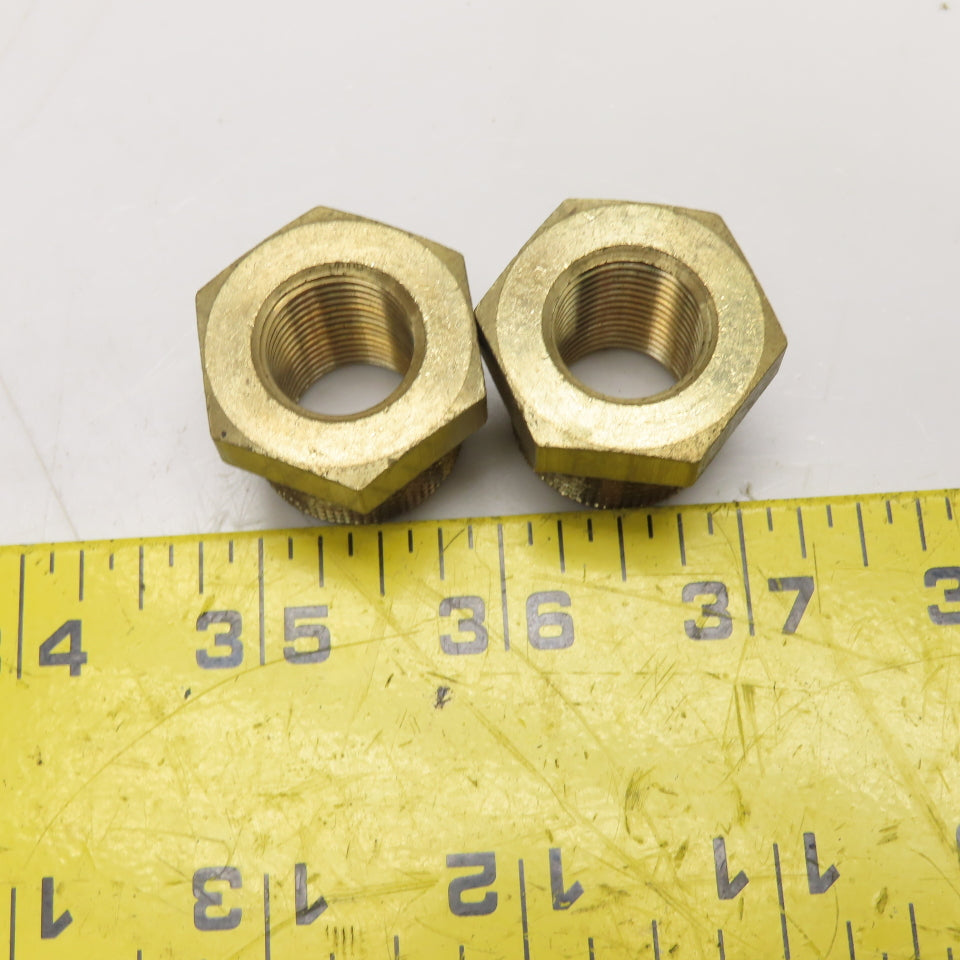 M24x1.5 Male Metric x M16x1.5 Female Brass Bushing Lot Of 2