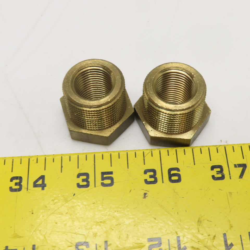 M24x1.5 Male Metric x M16x1.5 Female Brass Bushing Lot Of 2