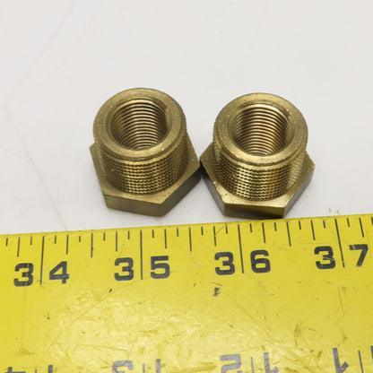 M24x1.5 Male Metric x M16x1.5 Female Brass Bushing Lot Of 2