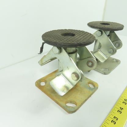 Heavy Duty Foot Activated Floor Lock 6" Extended Height Lot Of 2