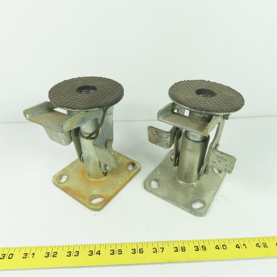 Heavy Duty Foot Activated Floor Lock 6" Extended Height Lot Of 2
