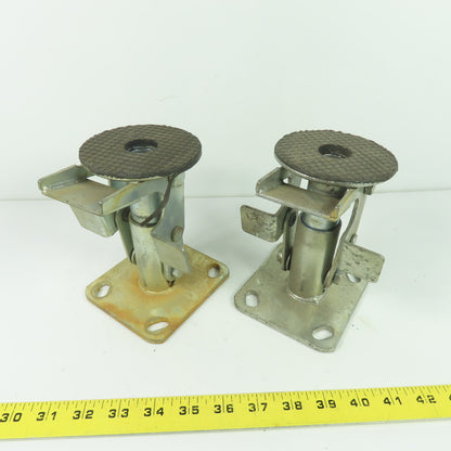 Heavy Duty Foot Activated Floor Lock 6" Extended Height Lot Of 2