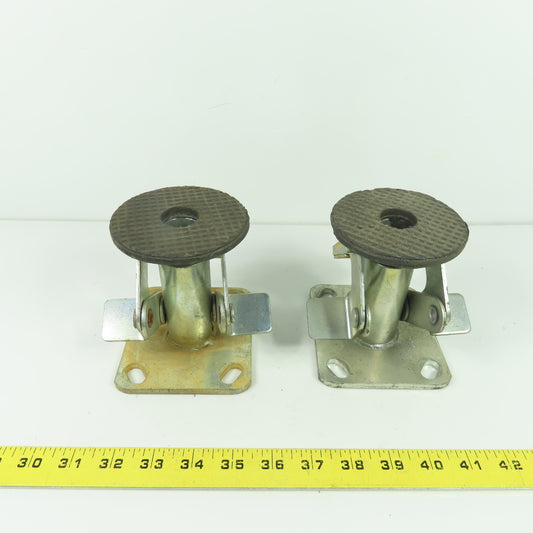 Heavy Duty Foot Activated Floor Lock 6" Extended Height Lot Of 2