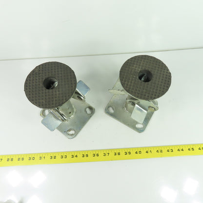 Heavy Duty Foot Activated Floor Lock 8" Extended Height Lot Of 2