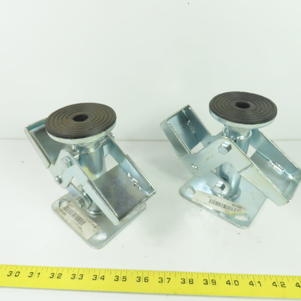 Pemco Heavy Duty Foot Activated Floor Lock 7-3/4" Extended Height Lot Of 2